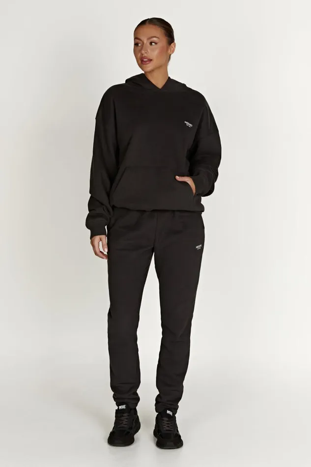 Meshki Pants Women Frankie Unisex Jogger 8211 Dusk Black Duskblack