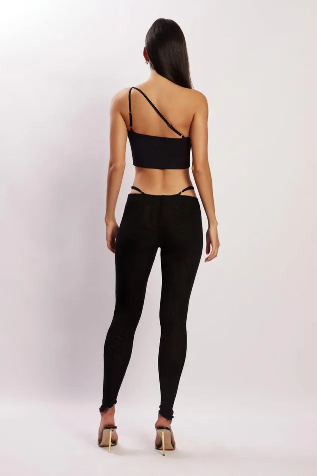 Meshki Pants Women Gabriella Cutout Full Length Pants 8211 Black Black Meshki Pants Women Gabriella Cutout Full Length Pants 8211 Black Black