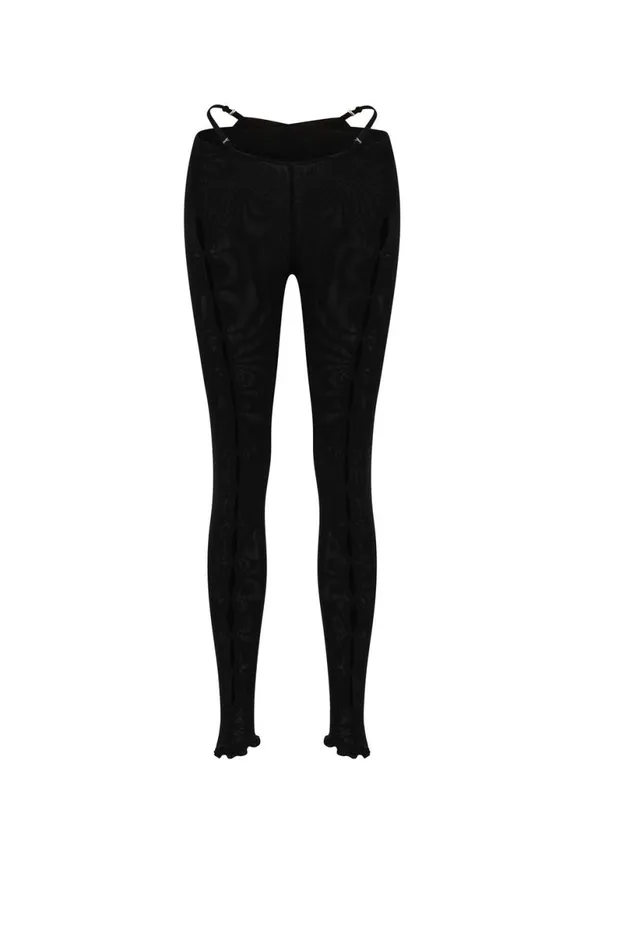 Meshki Pants Women Gabriella Cutout Full Length Pants 8211 Black Black Meshki Pants Women Gabriella Cutout Full Length Pants 8211 Black Black
