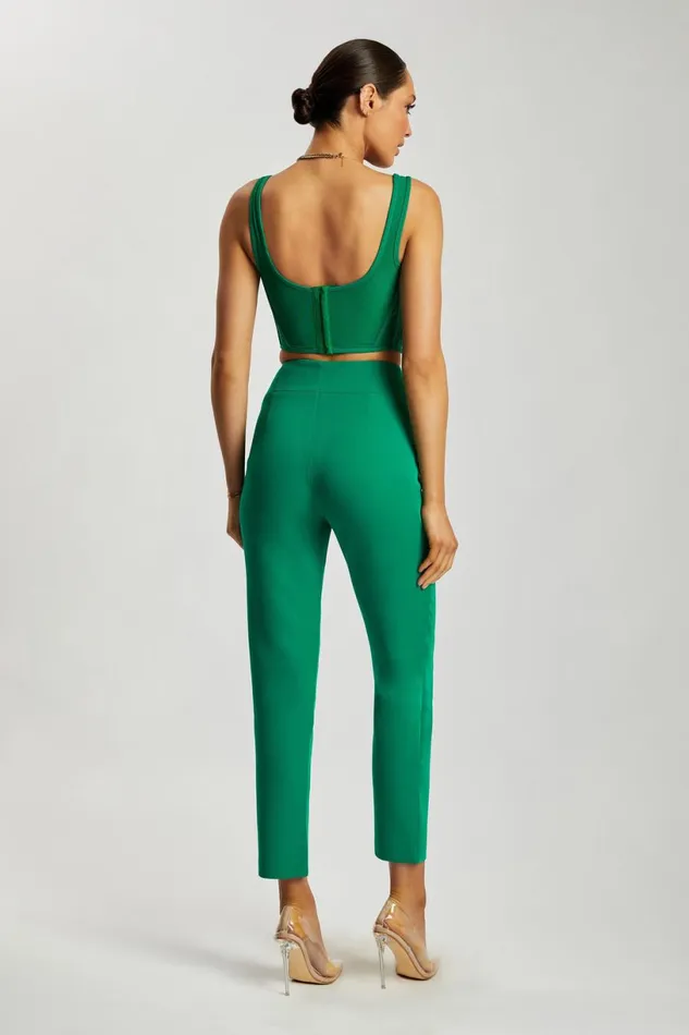 Meshki Pants Women Indie High Waist Pants 8211 Bottle Green Bottlegreen Meshki Pants Women Indie High Waist Pants 8211 Bottle Green Bottlegreen