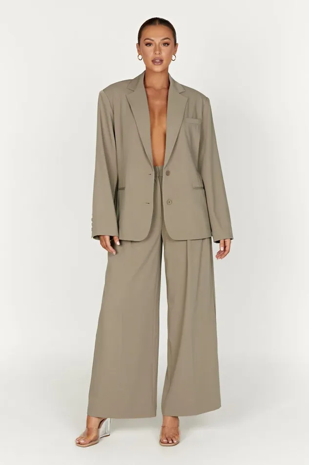 Meshki Pants Women Jemima Straight Leg Pants 8211 Olive Olive