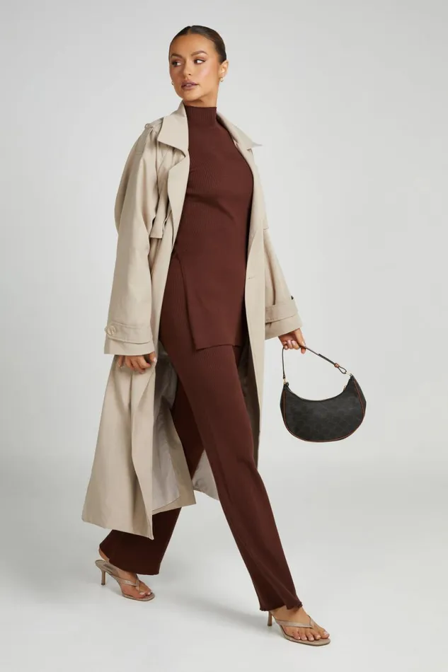 Meshki Pants Women Jovie Knit Pants 8211 Hazelnut Hazelnut