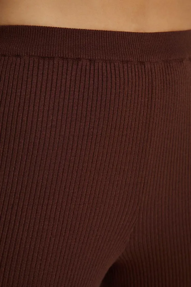 Meshki Pants Women Jovie Knit Pants 8211 Hazelnut Hazelnut