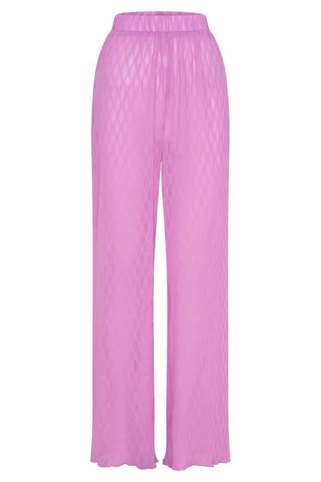 Meshki Pants Women Karla Wave Pleat Pant 8211 Rose Pink Rosepink Meshki Pants Women Karla Wave Pleat Pant 8211 Rose Pink Rosepink