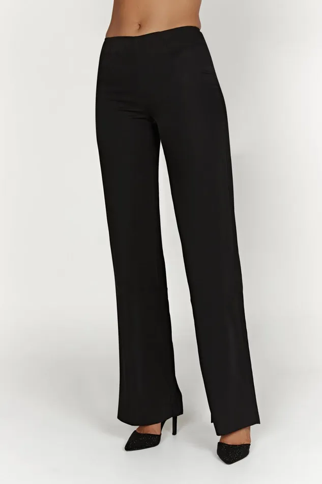 Meshki Pants Women Laurie Low Rise Suiting Pant 8211 Black Black