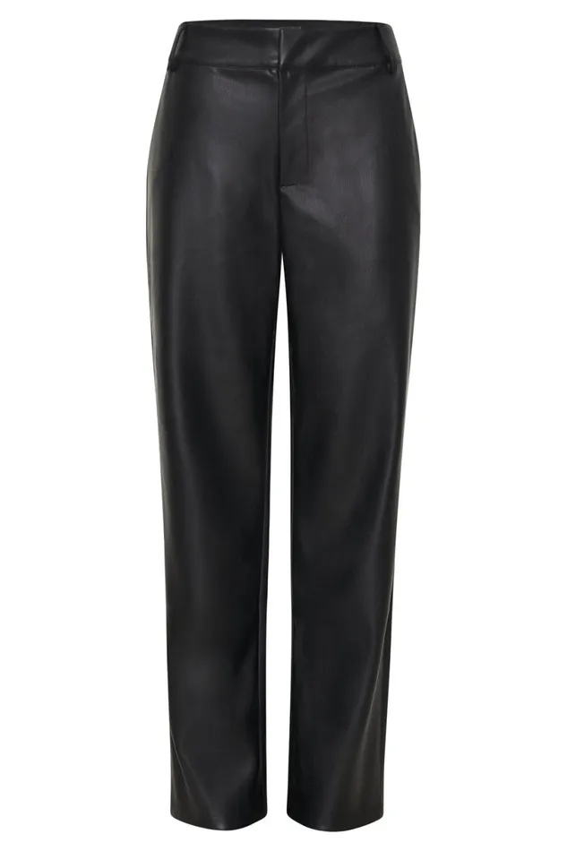 Meshki Pants Women Matilda Slouchy Low Rise Faux Leather Pant 8211 Black Black Meshki Pants Women Matilda Slouchy Low Rise Faux Leather Pant 8211 Black Black