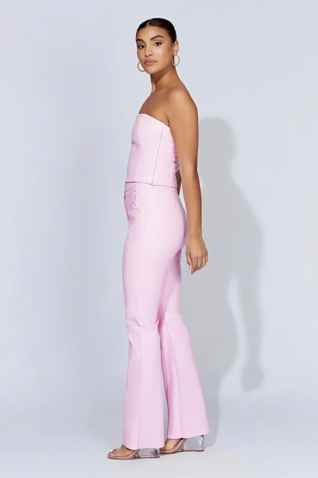 Meshki Pants Women Tyra Straight Leg Faux Leather Pants 8211 Baby Pink Babypink Meshki Pants Women Tyra Straight Leg Faux Leather Pants 8211 Baby Pink Babypink