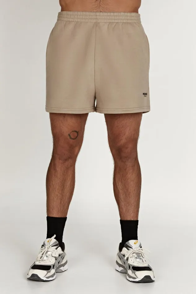 Meshki Shorts Women Jude Unisex Jogger Short 8211 Cement Cement