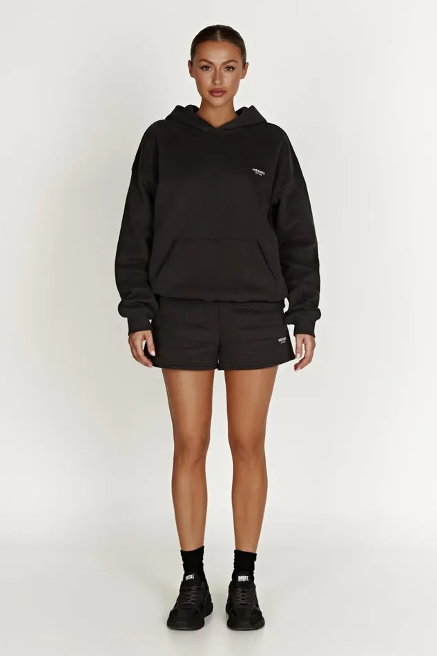Meshki Shorts Women Jude Unisex Jogger Short 8211 Dusk Black Duskblack