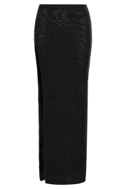 Meshki Skirts Women Ellery Square Diamante Maxi Skirt 8211 Black Black