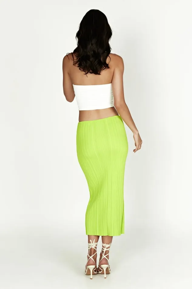 Meshki Skirts Women Kennedy Low Rise Knit Skirt 8211 Fresh Green Freshgreen Meshki Skirts Women Kennedy Low Rise Knit Skirt 8211 Fresh Green Freshgreen