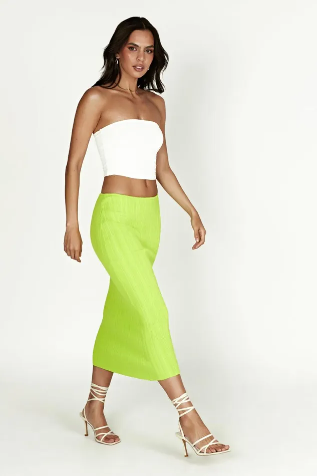 Meshki Skirts Women Kennedy Low Rise Knit Skirt 8211 Fresh Green Freshgreen Meshki Skirts Women Kennedy Low Rise Knit Skirt 8211 Fresh Green Freshgreen