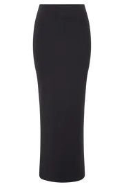 Meshki Skirts Women Olympia Recycled Nylon Fishtail Maxi Skirt 8211 Black Black