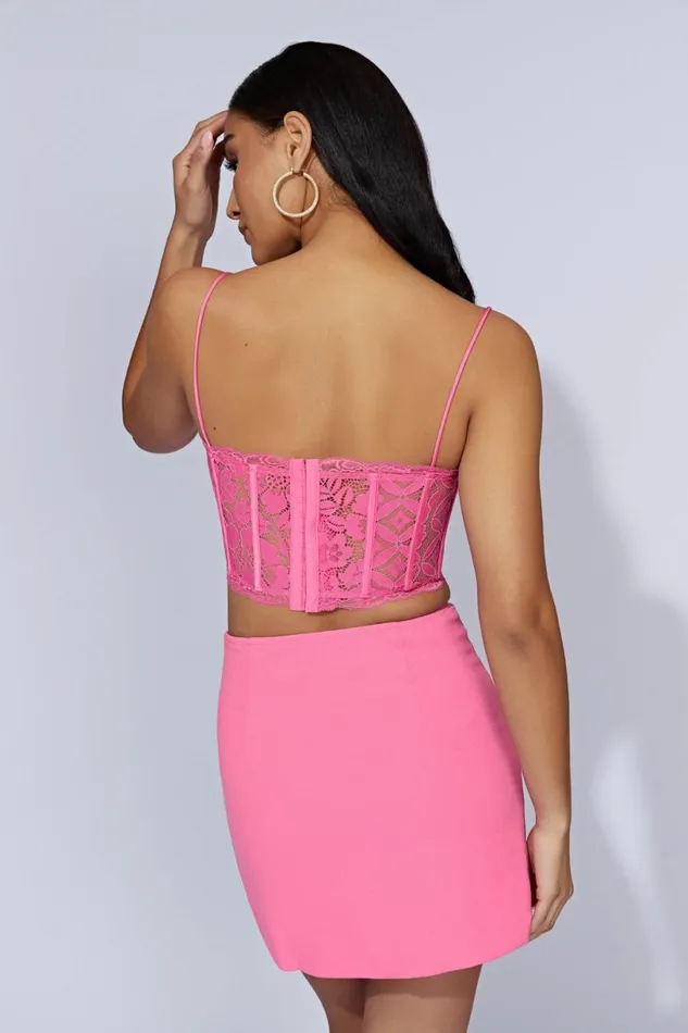 Meshki Skirts Women Romee Mini Skirt 8211 Bubblegum Pink Bubblegumpink Meshki Skirts Women Romee Mini Skirt 8211 Bubblegum Pink Bubblegumpink
