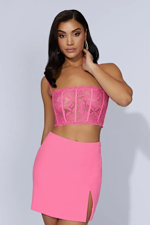 Meshki Skirts Women Romee Mini Skirt 8211 Bubblegum Pink Bubblegumpink Meshki Skirts Women Romee Mini Skirt 8211 Bubblegum Pink Bubblegumpink