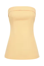Meshki Sleeveless Tops Women Aieleen Linen Strapless Back Tie Top 8211 Mango Mango