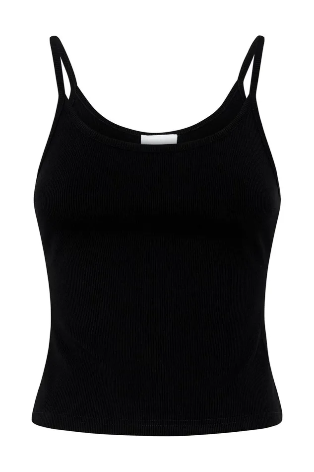 Meshki Sleeveless Tops Women Alexis Ribbed Cami Longline Top 8211 Black Black Meshki Sleeveless Tops Women Alexis Ribbed Cami Longline Top 8211 Black Black