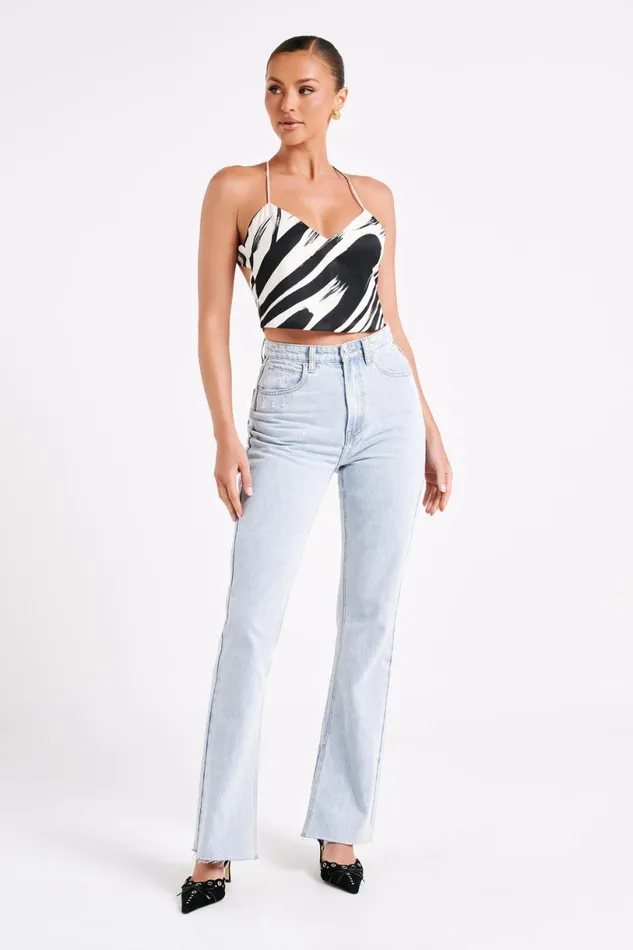 Meshki Sleeveless Tops Women Felicia Printed Halter Top 8211 Abstract Print Abstract Print Meshki Sleeveless Tops Women Felicia Printed Halter Top 8211 Abstract Print Abstract Print