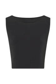 Meshki Sleeveless Tops Women Suri Slinky Cowl Back Top 8211 Black Black