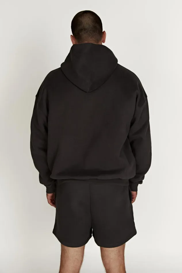 Meshki Sweaters and Hoodies Women Bernie Oversized Unisex Hoodie 8211 Dusk Black Duskblack
