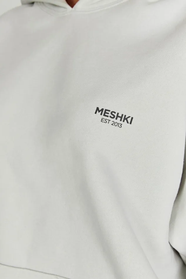 Meshki Sweaters and Hoodies Women Bernie Oversized Unisex Hoodie 8211 Smoke Grey Smokegrey