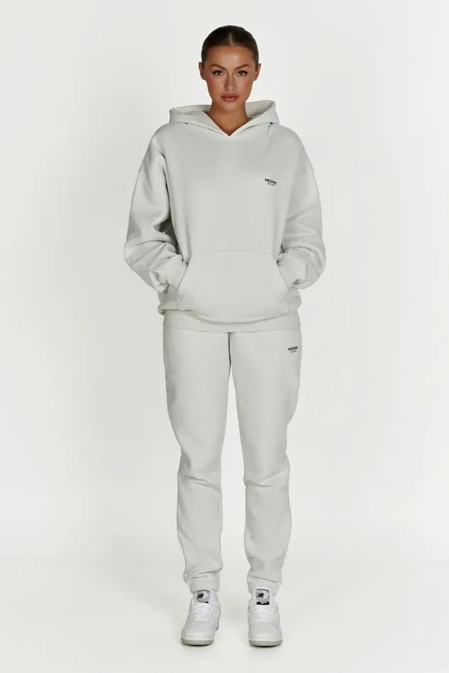 Meshki Sweaters and Hoodies Women Bernie Oversized Unisex Hoodie 8211 Smoke Grey Smokegrey