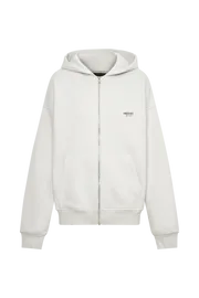 Meshki Sweaters and Hoodies Women Corrie Unisex Zip Through Hoodie 8211 Smoke Grey Smokegrey