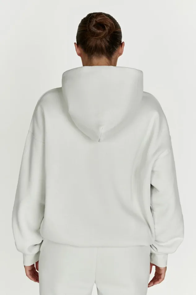 Meshki Sweaters and Hoodies Women Corrie Unisex Zip Through Hoodie 8211 Smoke Grey Smokegrey