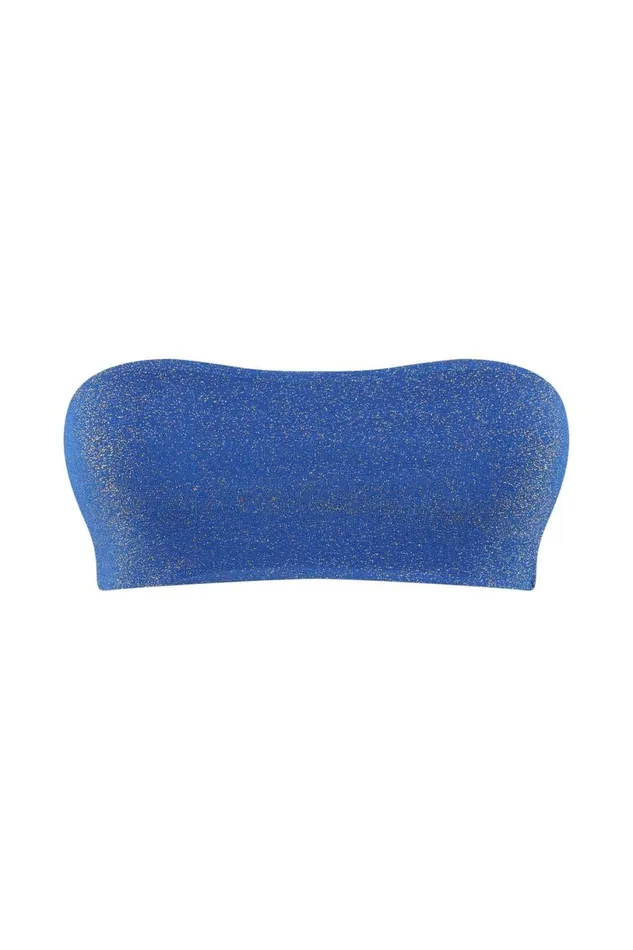 Meshki Swimwear Women Celia Swim Bandeau 8211 Cobalt Sparkle Cobaltsparkle Meshki Swimwear Women Celia Swim Bandeau 8211 Cobalt Sparkle Cobaltsparkle