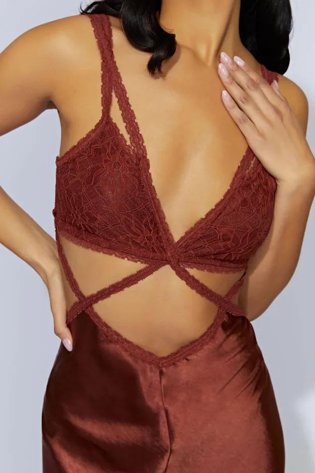 Meshki Wedding Guests Women Seraphine Lace Maxi Dress 8211 Cherry Chocolate Cherrychocolate Meshki Wedding Guests Women Seraphine Lace Maxi Dress 8211 Cherry Chocolate Cherrychocolate