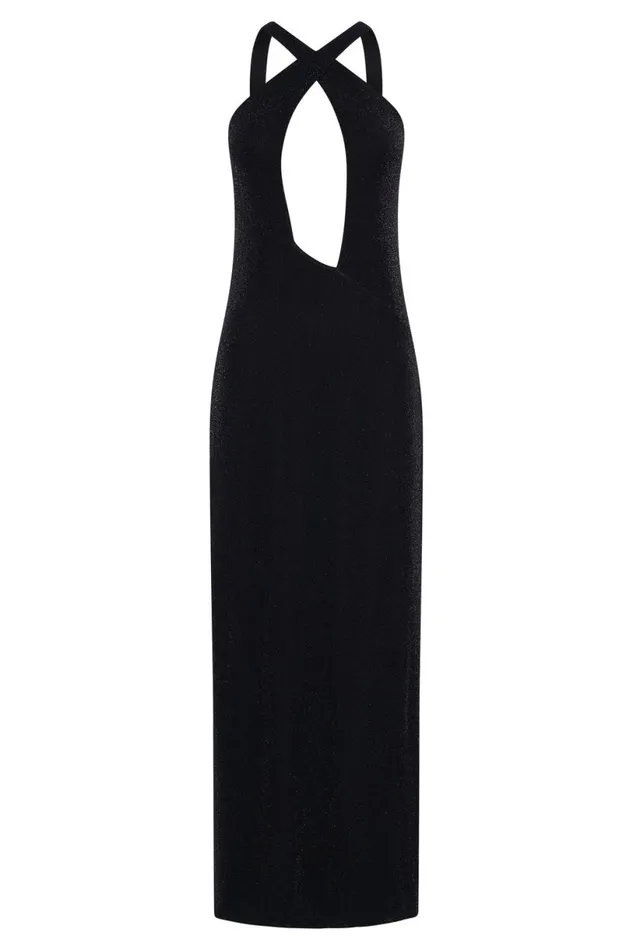 Meshki Wedding Guests Women Solene Cut Out Maxi Dress 8211 Black Black Meshki Wedding Guests Women Solene Cut Out Maxi Dress 8211 Black Black