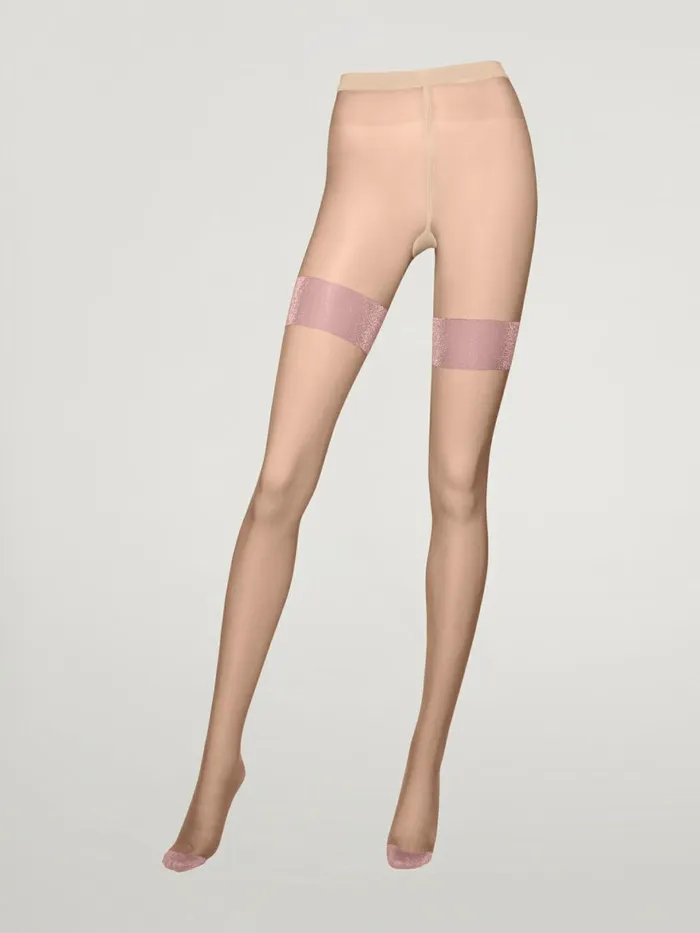 Metallic Tights Fairly Lightpink Women Wolford Tights