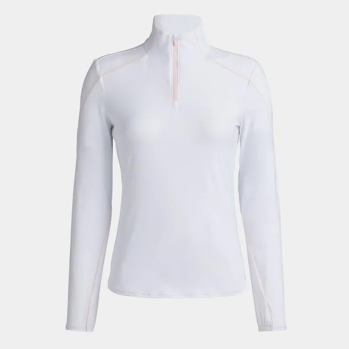 Mid Layers Women GFORE SUN SHIELD SILKY TECH NYLON QUARTER ZIP LAYER Snow