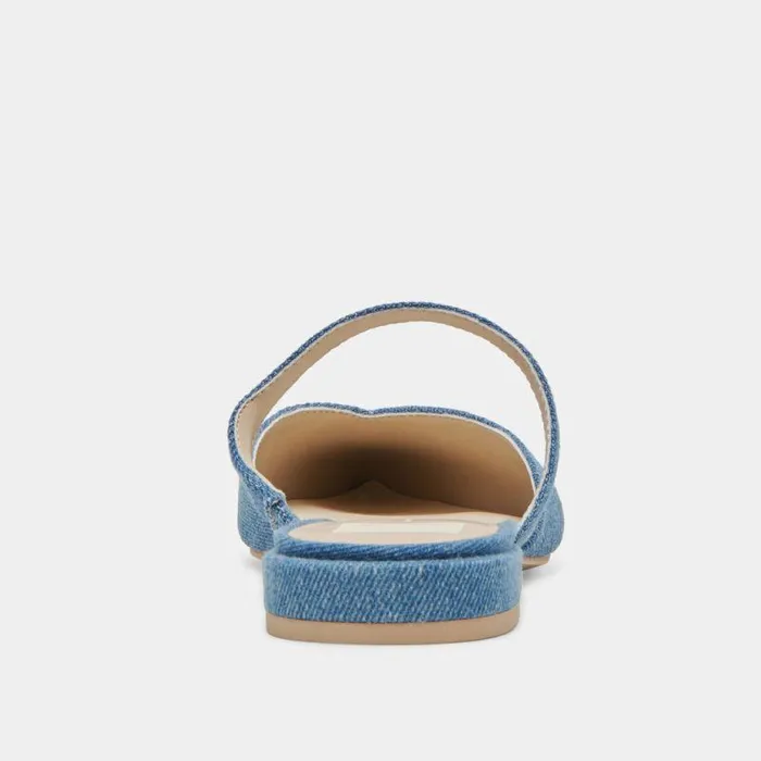 Mules and Clogs Shop Dolce Vita Kanika Flats Blue Denim Blue Denim