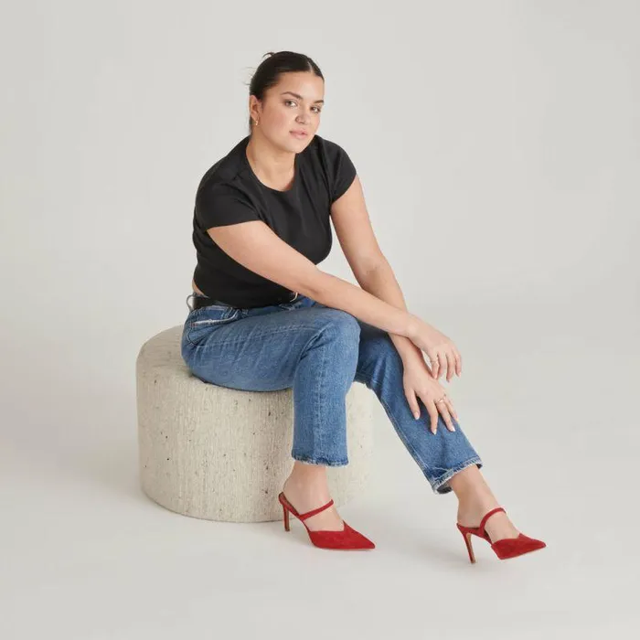 Mules and Clogs Shop Dolce Vita Kanika Heels Crimson Suede Crimson Suede