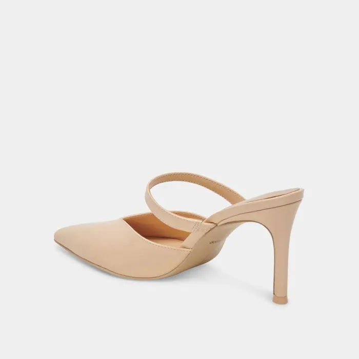 Mules and Clogs Shop Dolce Vita Kanika Heels French Vanilla Crinkle Patent French Vanilla Heels French Vanilla Crinkle Patent