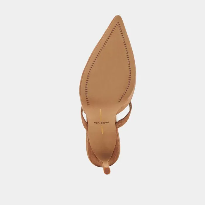 Mules and Clogs Shop Dolce Vita Kanika Heels Pecan Suede Pecan Suede