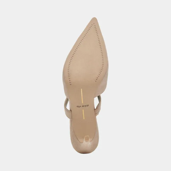 Mules and Clogs Shop Dolce Vita Kanika Heels Taupe Suede Taupe Suede
