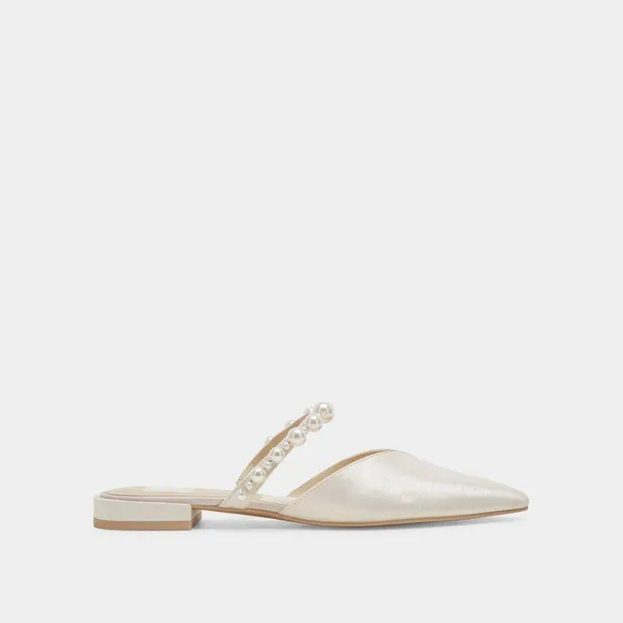 Mules and Clogs Shop Dolce Vita Kanika Pearl Wide Flats Vanilla Pearls Vanilla Pearls Mules and Clogs Shop Dolce Vita Kanika Pearl Wide Flats Vanilla Pearls Vanilla Pearls