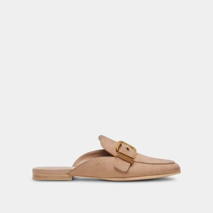 Mules and Clogs Shop Dolce Vita Santel Flats Taupe Leather Taupe Leather