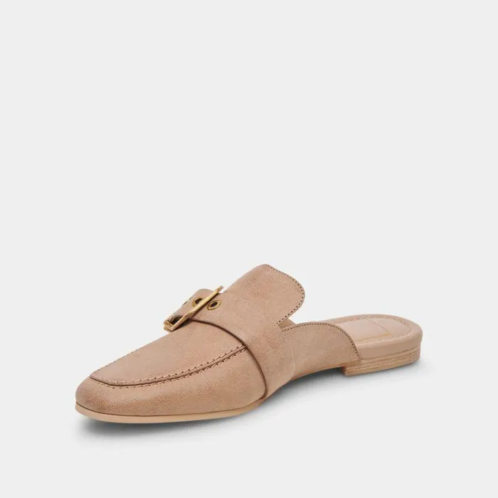 Mules and Clogs Shop Dolce Vita Santel Flats Taupe Leather Taupe Leather