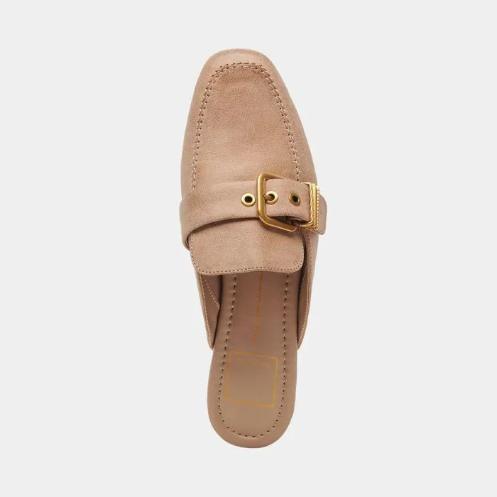 Mules and Clogs Shop Dolce Vita Santel Flats Taupe Leather Taupe Leather