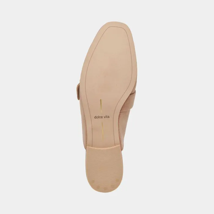 Mules and Clogs Shop Dolce Vita Santel Flats Taupe Leather Taupe Leather