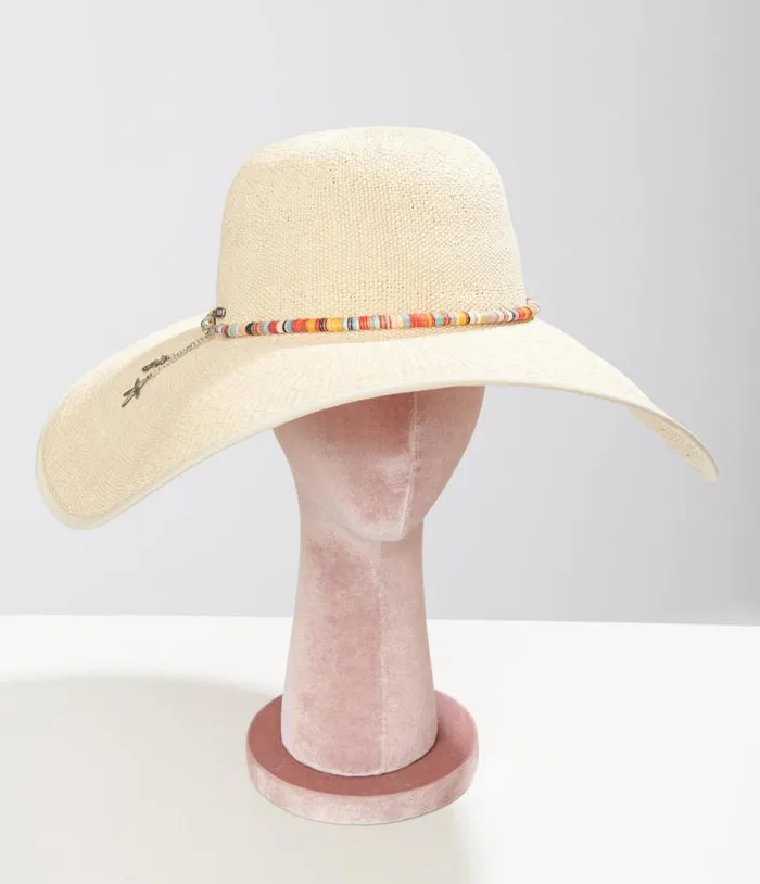 Multicolor Stripe Rope Straw Sun Hat Accessories Unique Vintage Sun Hats