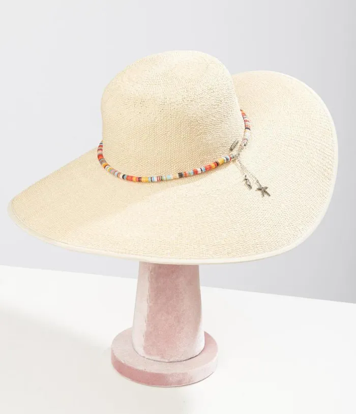 Multicolor Stripe Rope Straw Sun Hat Accessories Unique Vintage Sun Hats