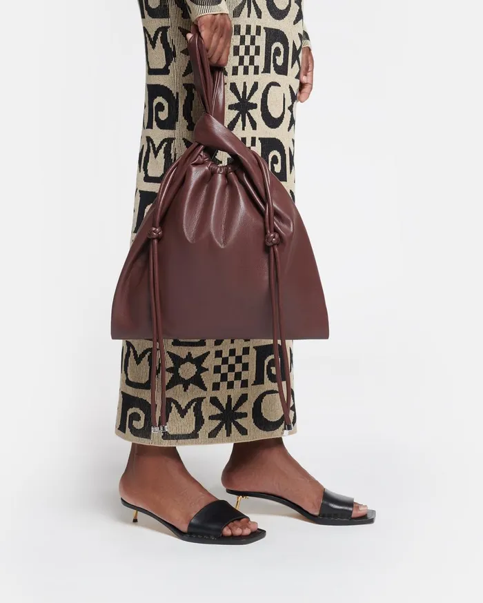 Nanushka Bags Jen Drawstring Plum Chutney 8211 Women