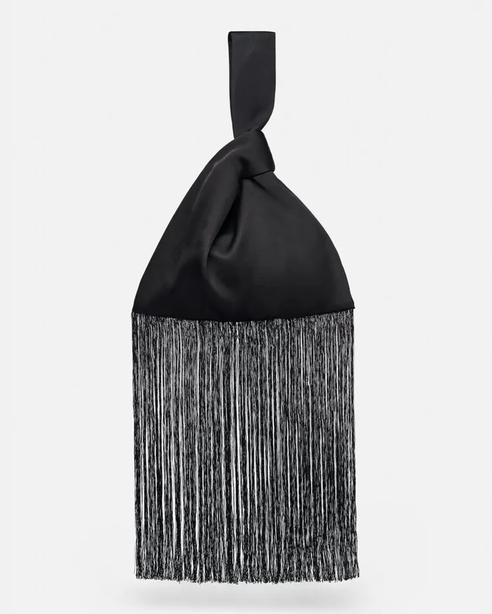 Nanushka Bags Jen Fringe Black 8211 WomenMen