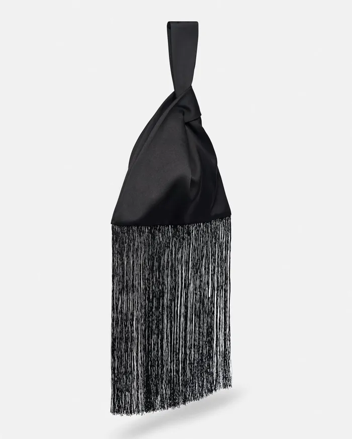 Nanushka Bags Jen Fringe Black 8211 WomenMen