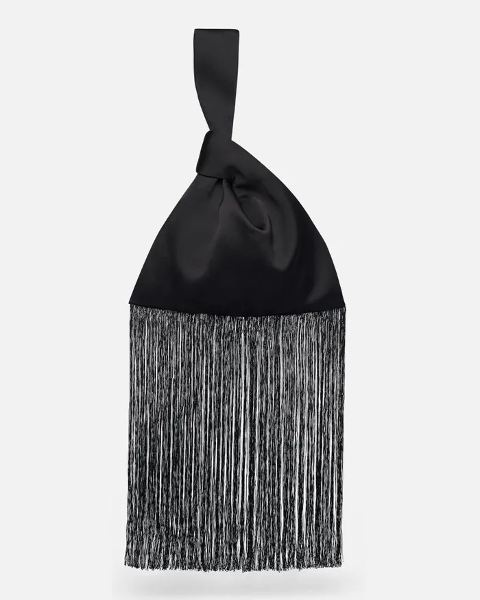 Nanushka Bags Jen Fringe Black 8211 WomenMen