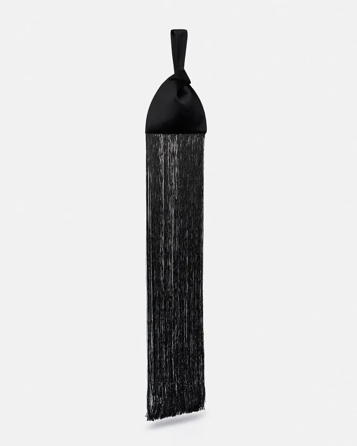 Nanushka Bags Jen Mini Fringe Black 8211 WomenMen
